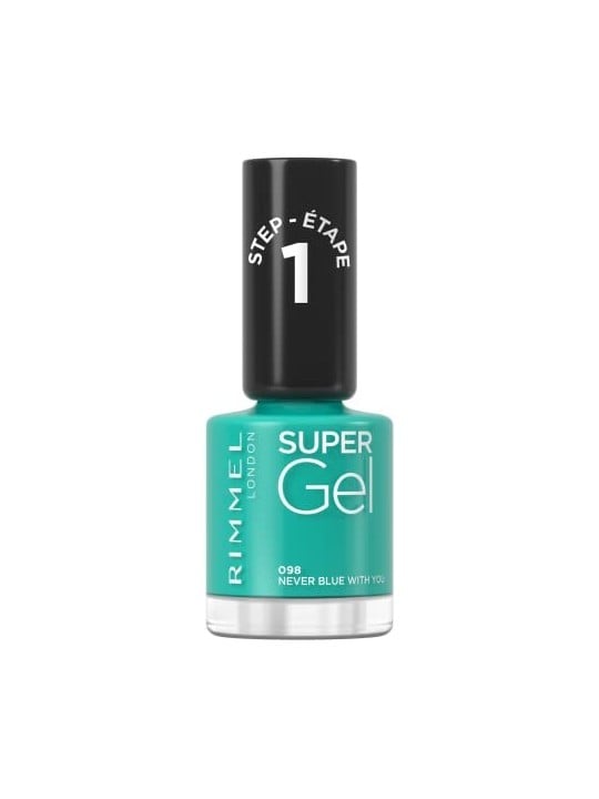 Rimmel Super Gel STEP1 Smalto Gel 098 Never Blue With You