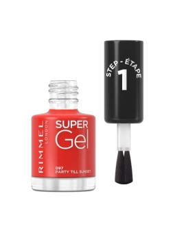 Rimmel Super Gel STEP1 Smalto semipermanente 12 ml donna 097 Party Till Sunset