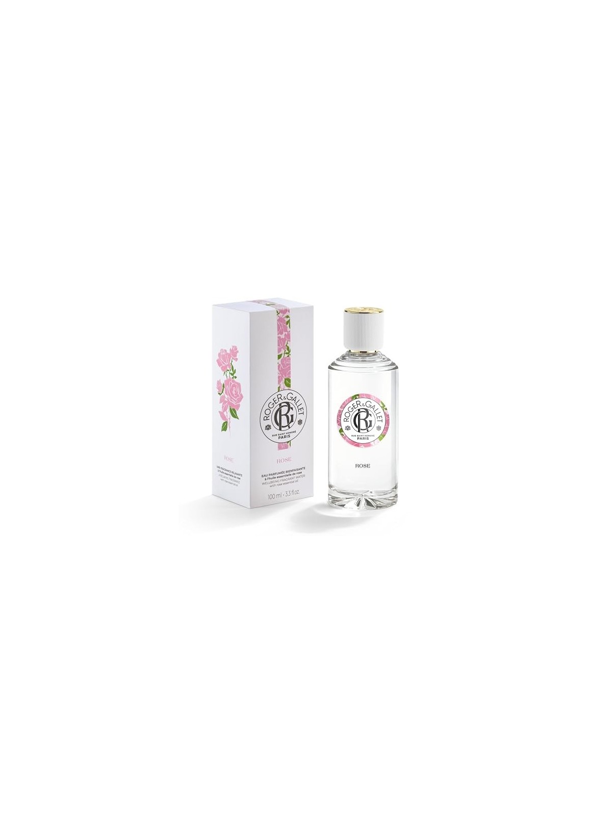 Roger & Gallet Rose Wellbeing Fragrant Water 100ml Natural Spray
