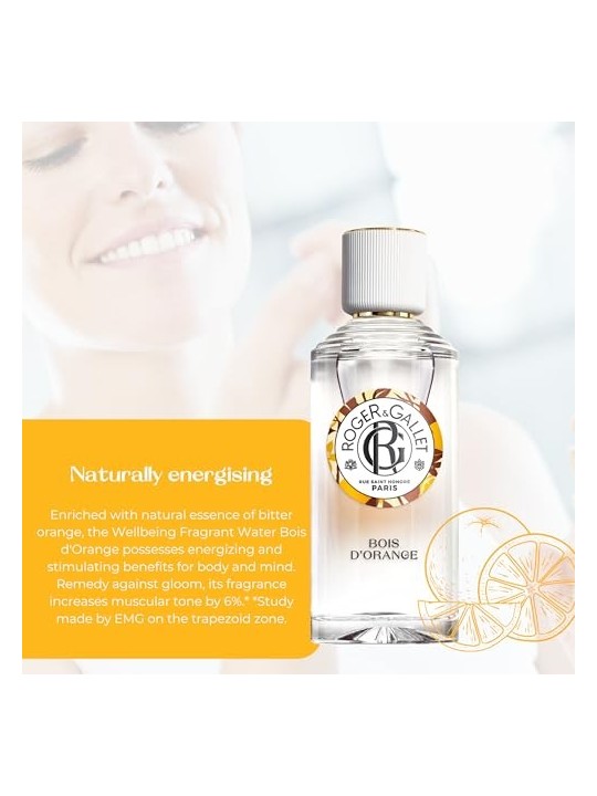 Roger & Gallet Bois D'Orange Wellbeing Fragrant Water 100ml Natural Spray