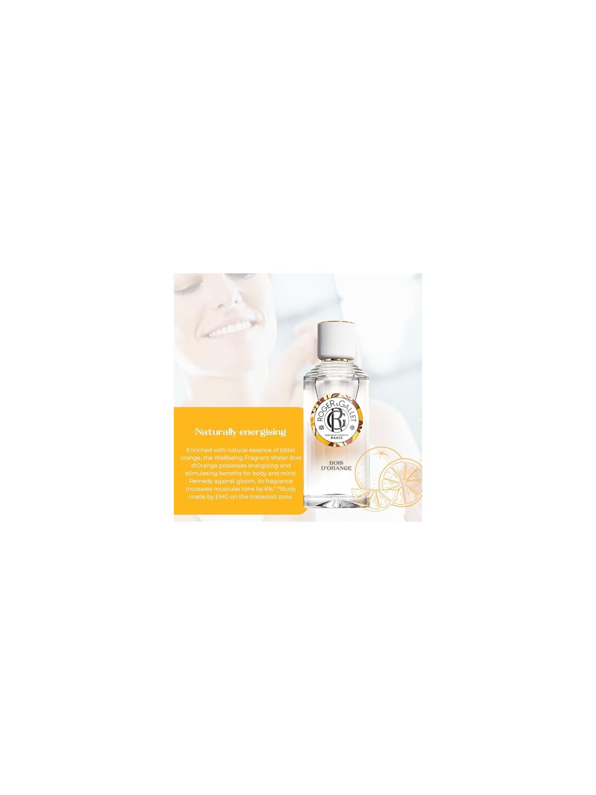 Roger & Gallet Bois D'Orange Wellbeing Fragrant Water 100ml Natural Spray