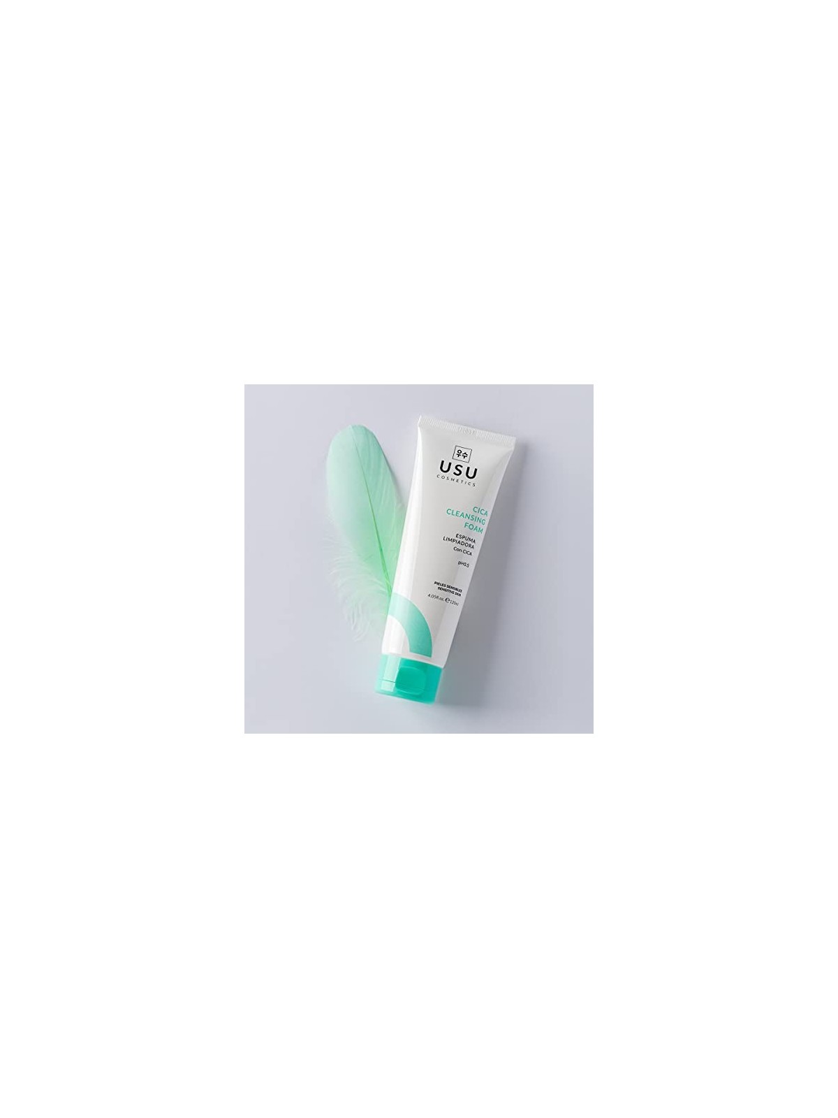 Espuma detergente CICA Usu Cosmetics 120ml unisex