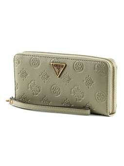 Guess Synthetic Helaina Wallet with 3-Sided Zip Closure