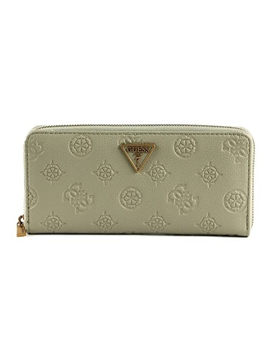 Guess Synthetic Helaina Wallet with 3-Sided Zip Closure