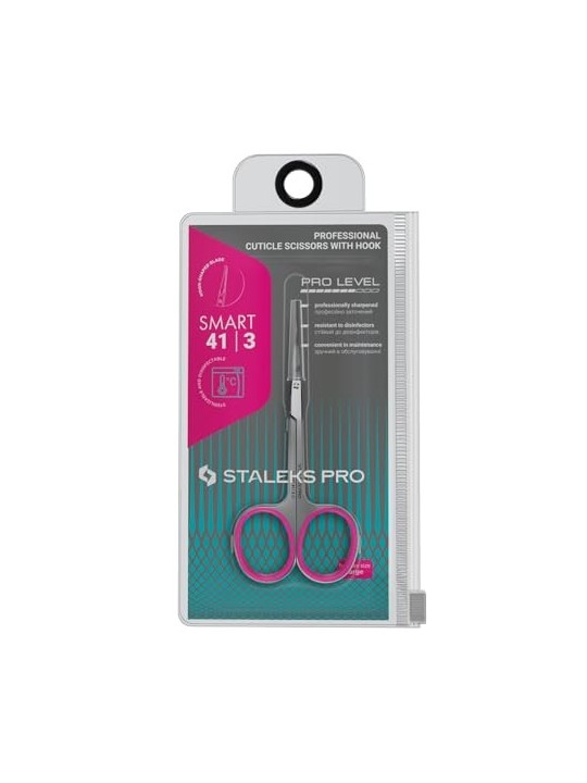 Staleks Forbici per cuticole professionali Smart 41 Tipo 3 con gancio