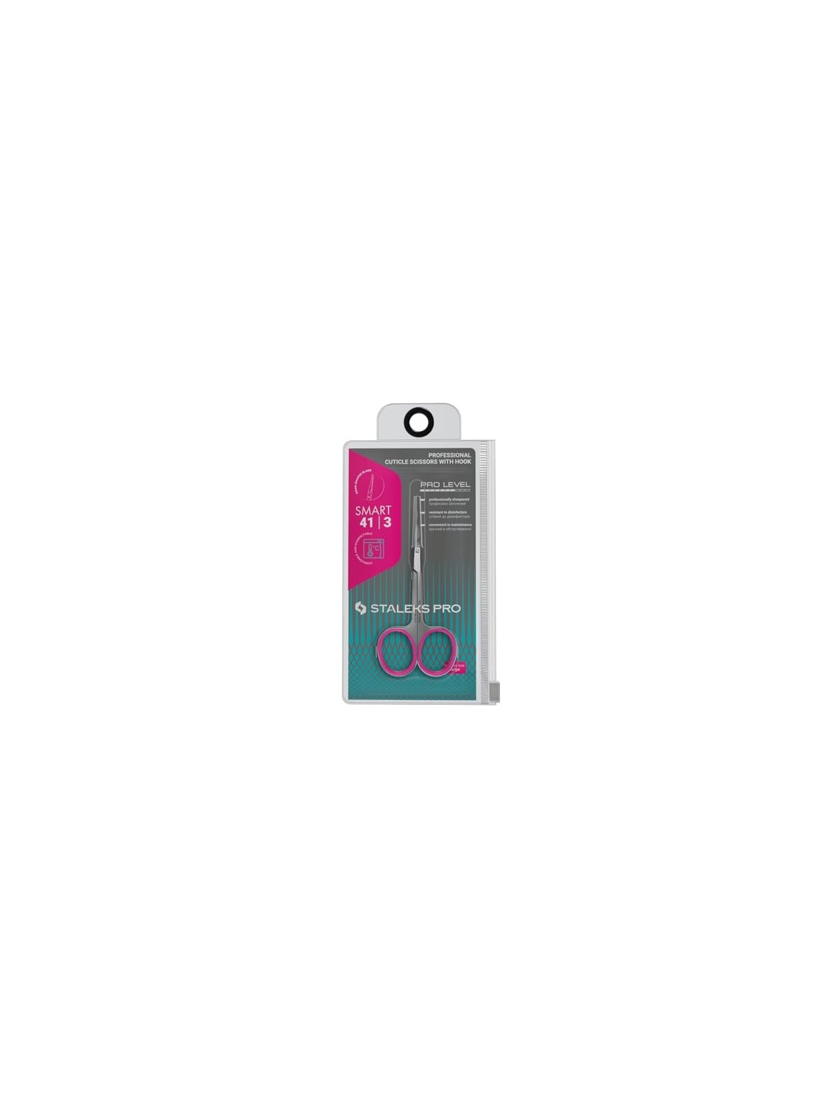 Staleks Forbici per cuticole professionali Smart 41 Tipo 3 con gancio