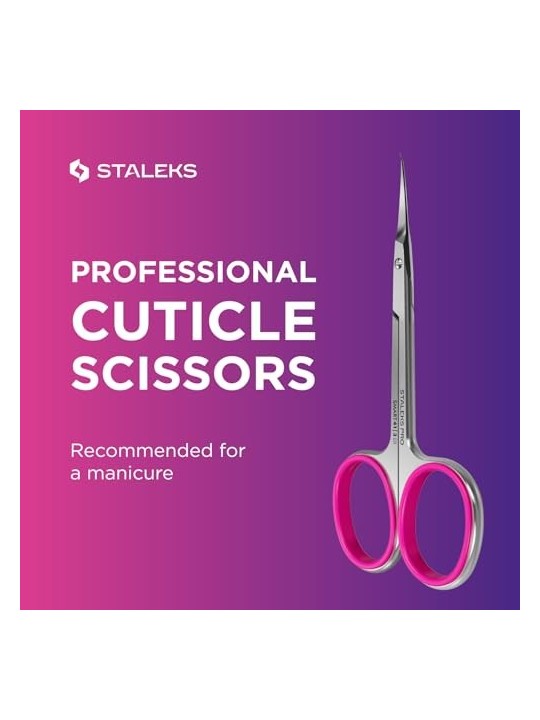 Staleks Forbici per cuticole professionali Smart 41 Tipo 3 con gancio