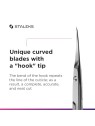 Staleks Forbici per cuticole professionali Smart 41 Tipo 3 con gancio