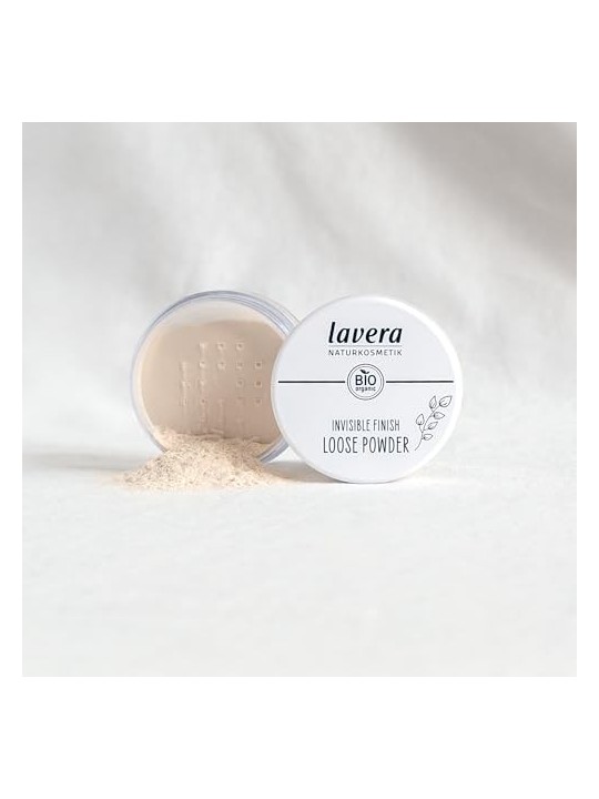 Cipria in polvere Lavera con finitura invisibile 11 g donna Transparent