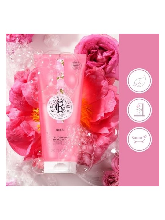 Gel doccia benessere ROSE 200ml unisex