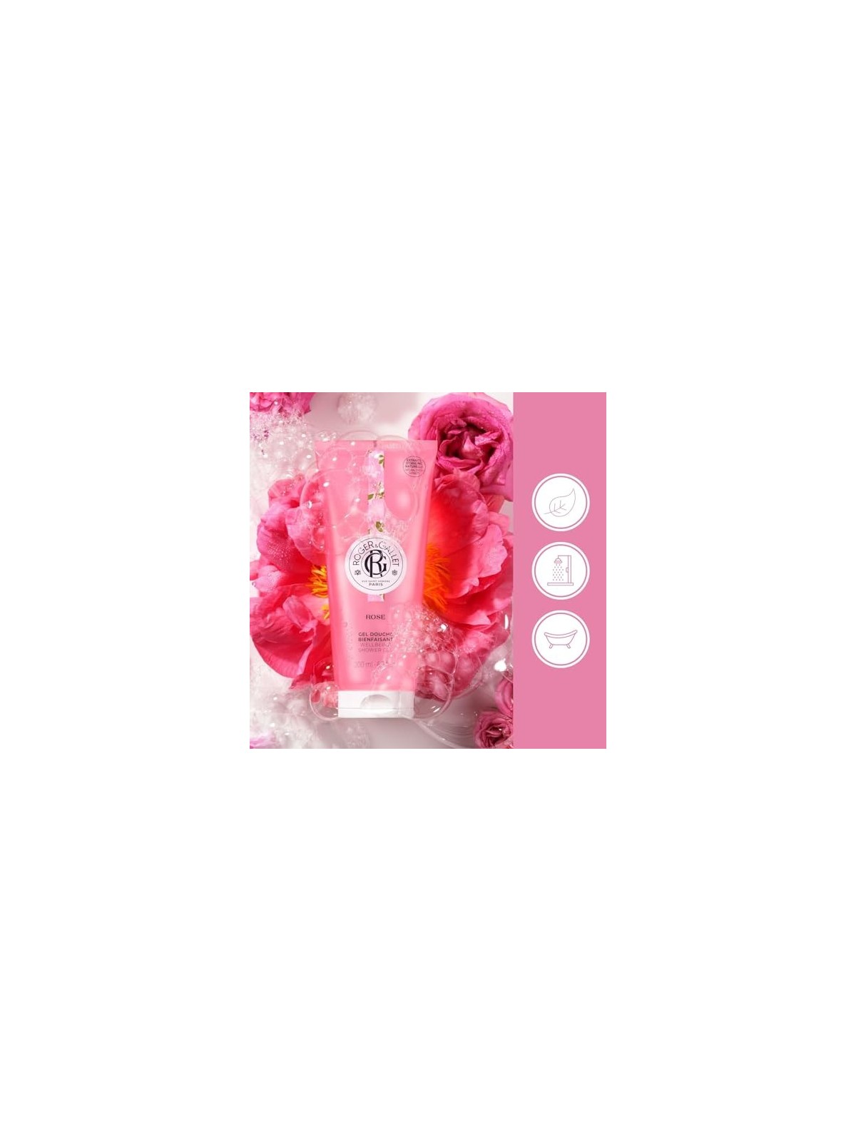 Gel doccia benessere ROSE 200ml unisex