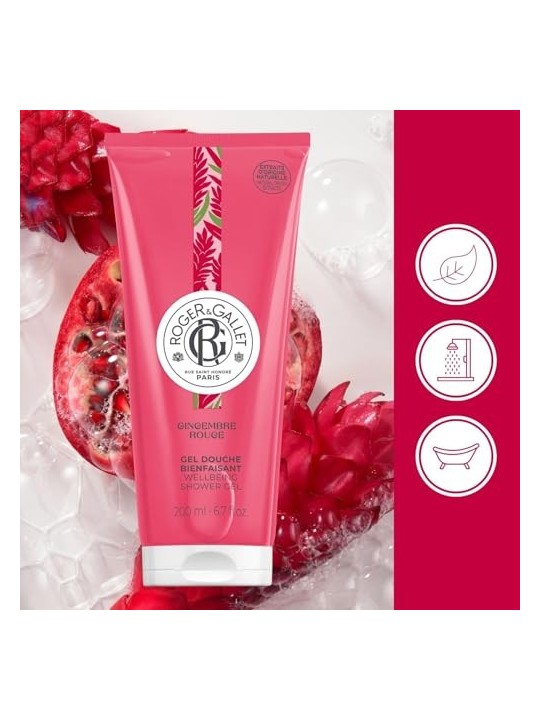 Gel doccia benessere Roger & Gallet GINGEMBRE ROUGE 200 ml