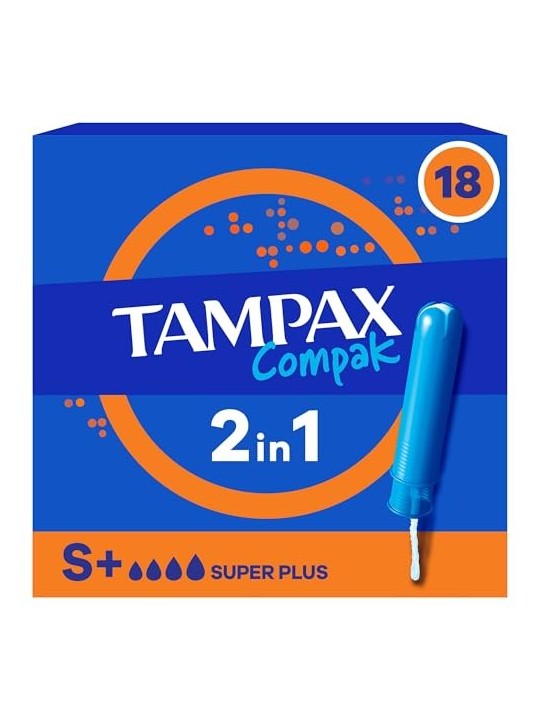 Tampax TAMPAX COMPAK tampone super plus 18 unit donna