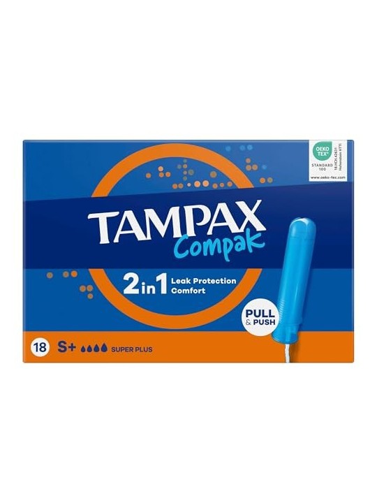 Tampax TAMPAX COMPAK tampone super plus 18 unit donna