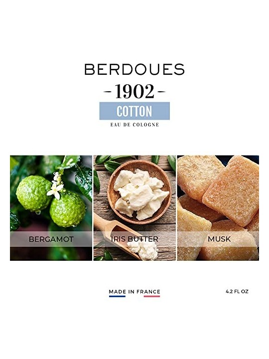 BERDOUES Coton Eau de cologne spray 125ml