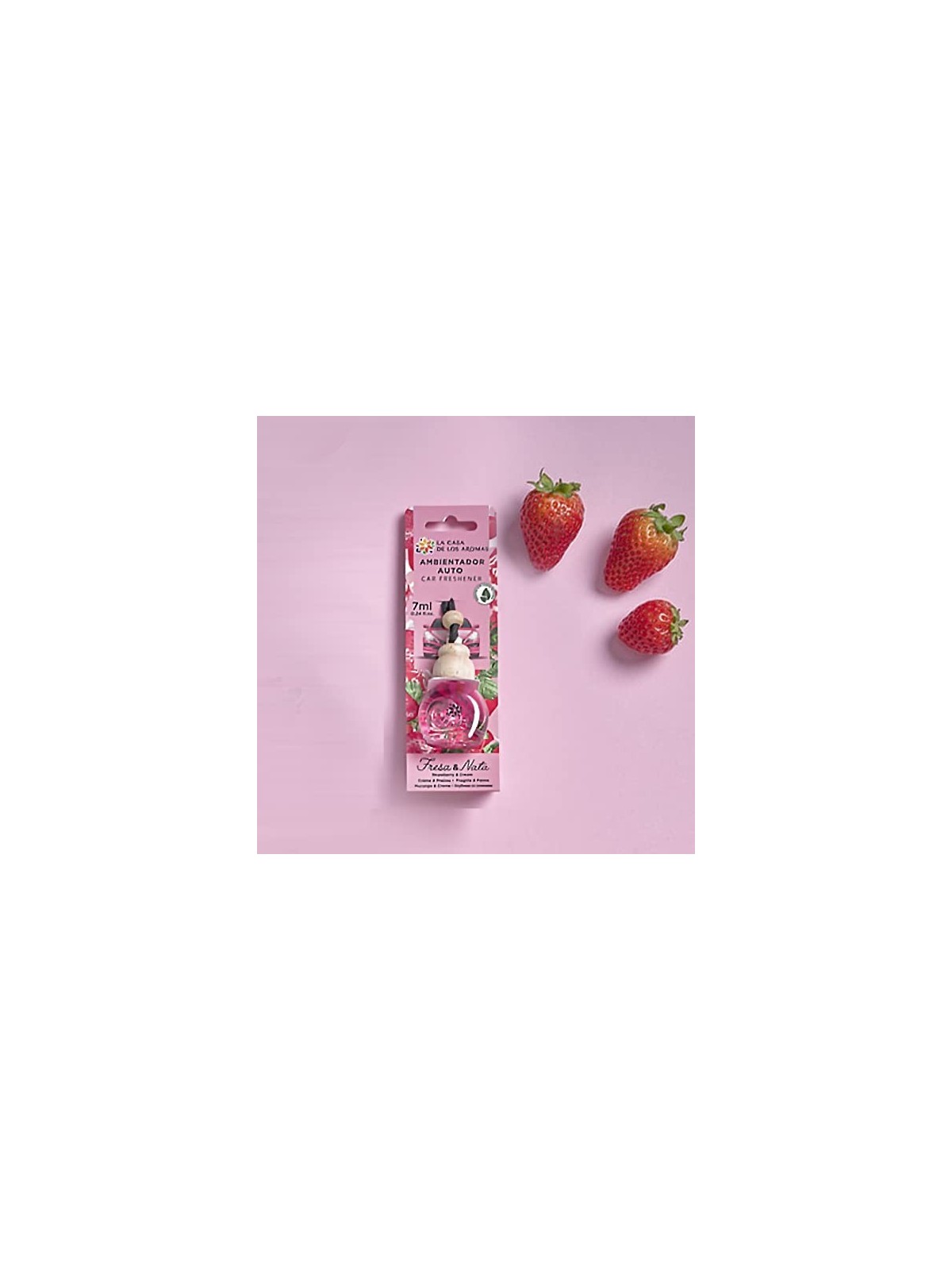 Deodorante per auto Fragola 7ml