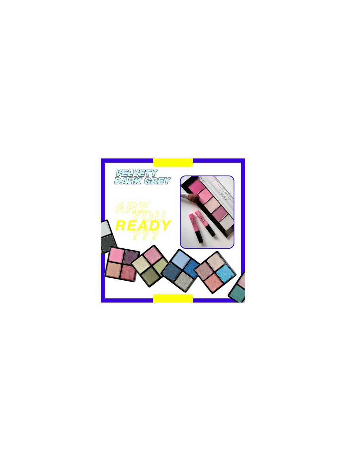 Beauty Case Velvety Limited Grigio Zmile Cosmetics