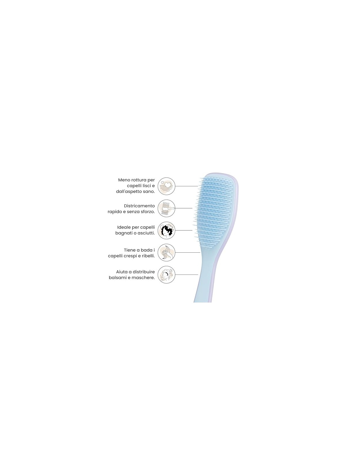 Tangle Teezer The Ultimate Detangler Lilac Blue Hair Brush