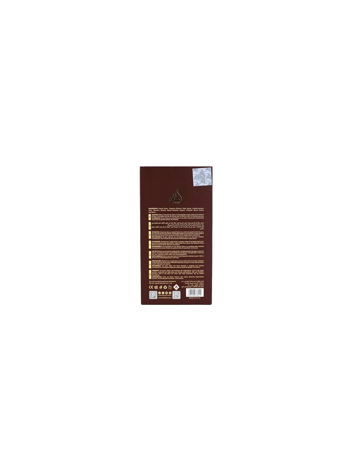 Profumo unisex Lattafa Perfumes Eternal Oud EDP 100ml