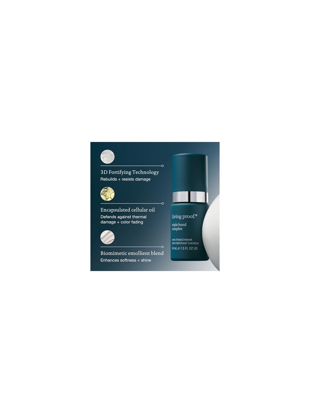Living Proof TRIPLE BOND COMPLEX rinforzante capelli 45ml unisex
