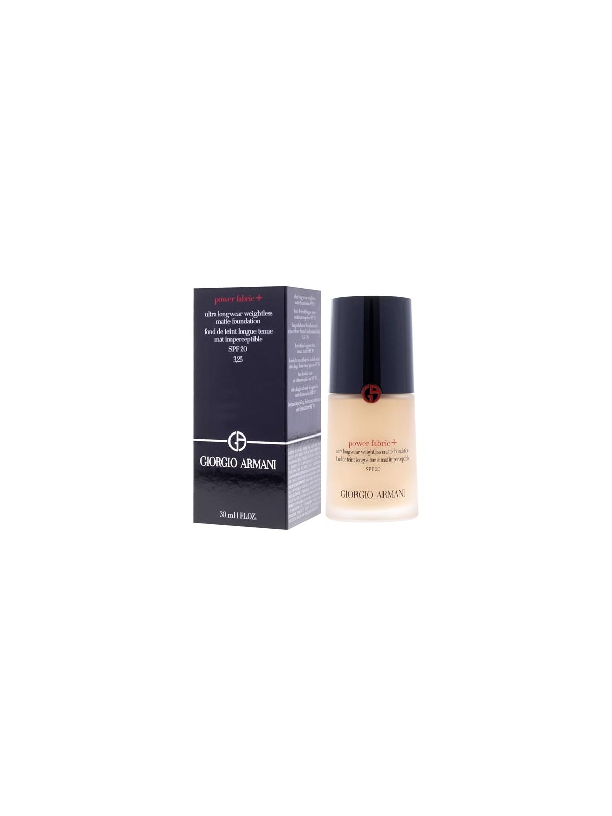 Fondotinta Armani Power Fabric opaco ultra longwear 30 ml donna 3.25