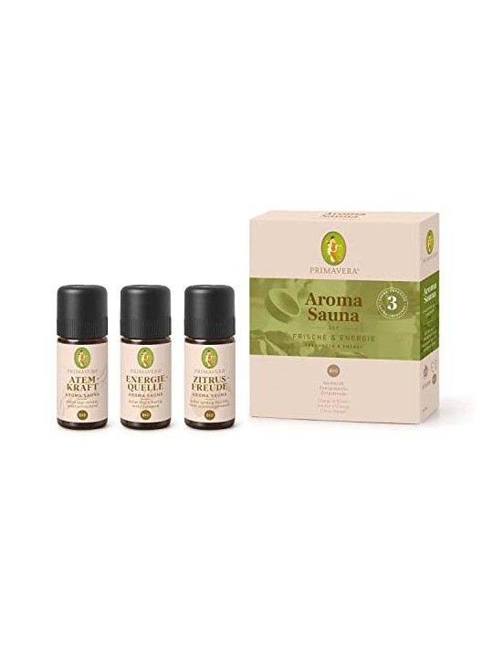 Set sauna aromatica Freshness & Energy per donna