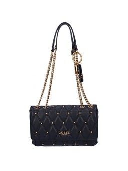 Guess Triana Borsa a Tracolla in Poliestere Nero HWQS8553210BLA 26 x 16 x 9 cm donna