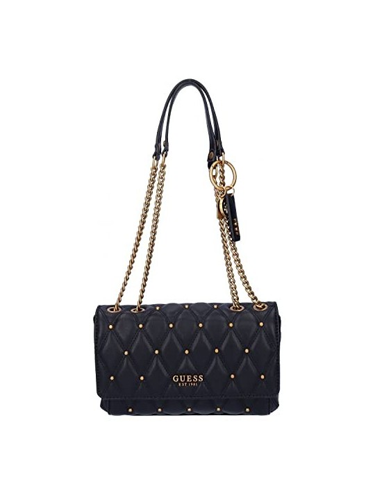 Guess Triana Borsa a Tracolla in Poliestere Nero HWQS8553210BLA 26 x 16 x 9 cm donna