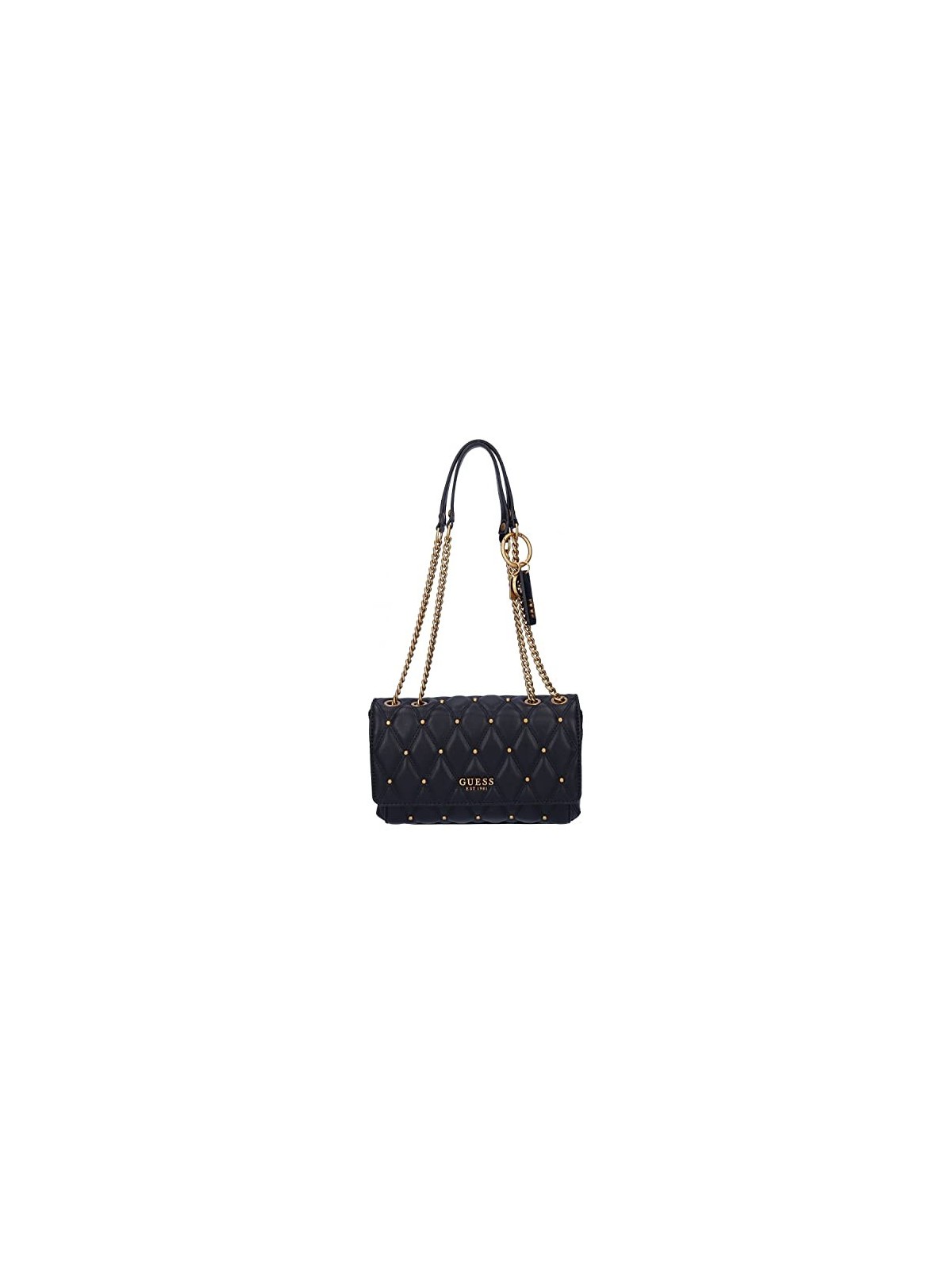 Guess Triana Borsa a Tracolla in Poliestere Nero HWQS8553210BLA 26 x 16 x 9 cm donna