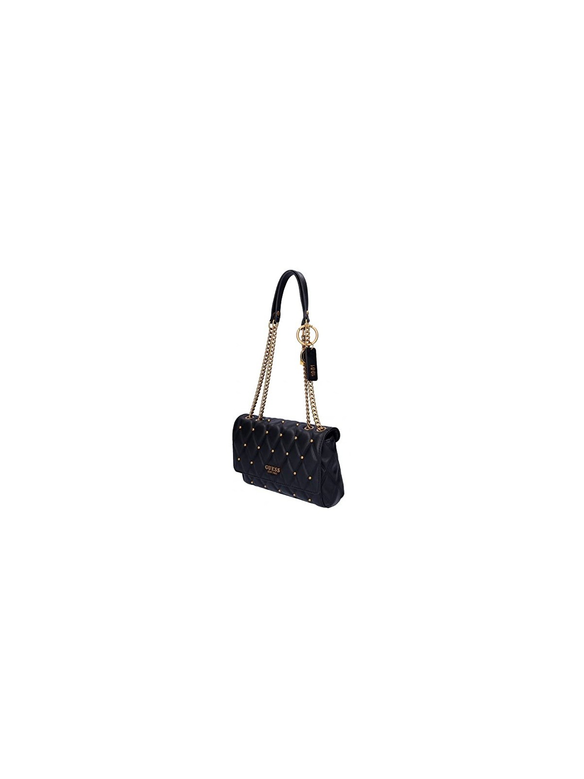 Guess Triana Borsa a Tracolla in Poliestere Nero HWQS8553210BLA 26 x 16 x 9 cm donna