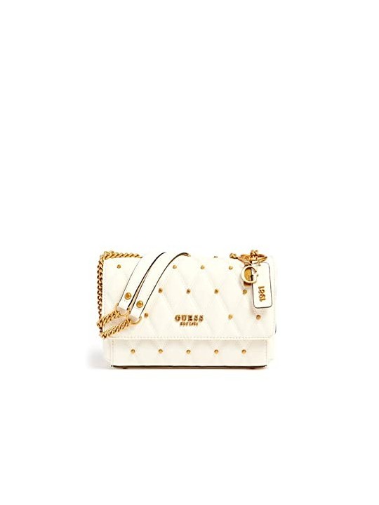 Guess Triana Borsa a Tracolla in Poliestere Avorio HWQS8553210 26 x 16 x 9 cm donna