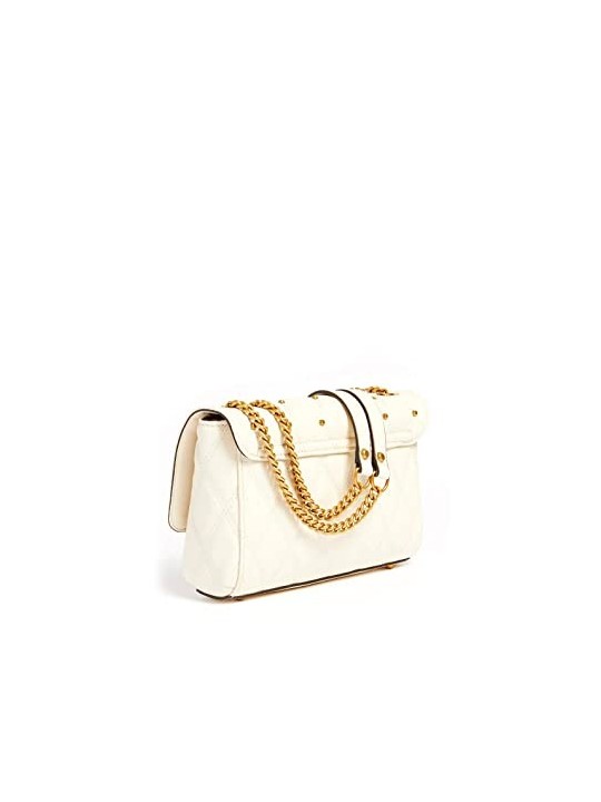 Guess Triana Borsa a Tracolla in Poliestere Avorio HWQS8553210 26 x 16 x 9 cm donna