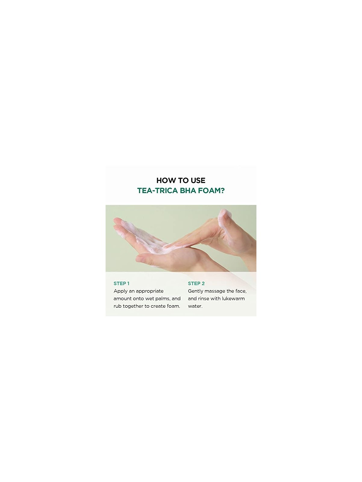 SKIN1004 TeaTrica BHA Foam Schiuma detergente per pelle a tendenza acneica donna 125ml