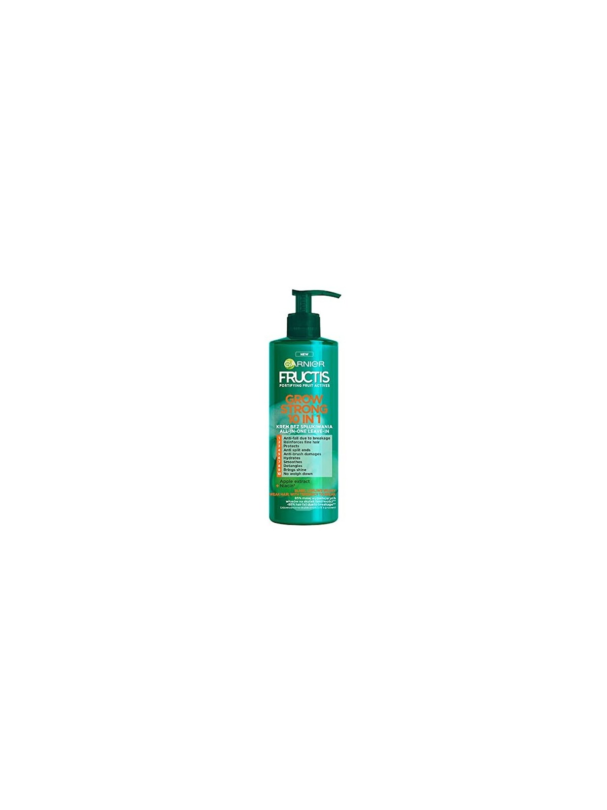Crema GARNIER Fructis Grow Strong senza risciacquo 10in1 per capelli
