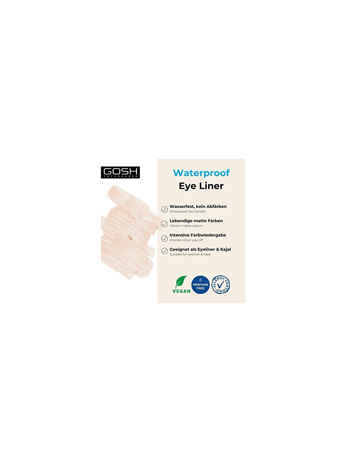 Eyeliner Opaco Gosh Matte 013 Nude