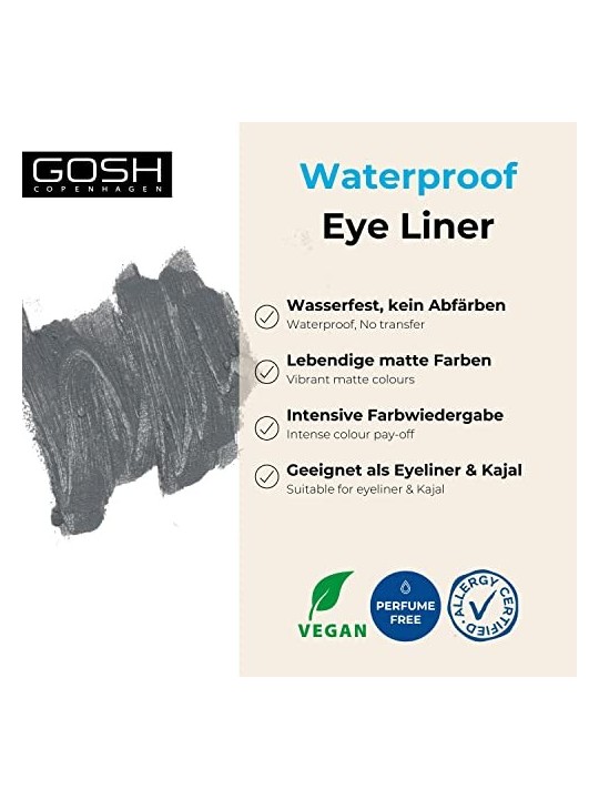 Eyeliner Gosh Matte 017 Grigio Classico