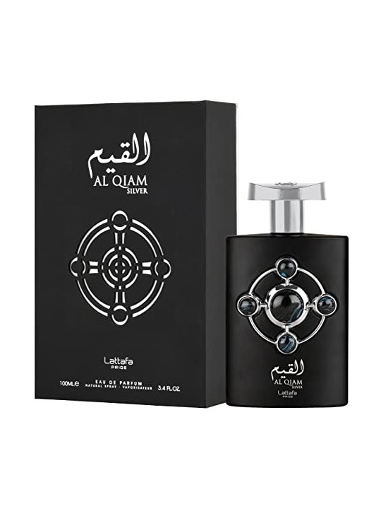 Lattafa Perfumes Al Qiam Argento eau de parfum unisex 100ml Lattafa Perfumes www.essenzetotalstyle.com 