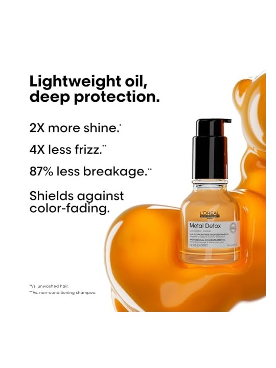 Metal Detox Professional Concentrated Oil olio lisciante per capelli 50ml