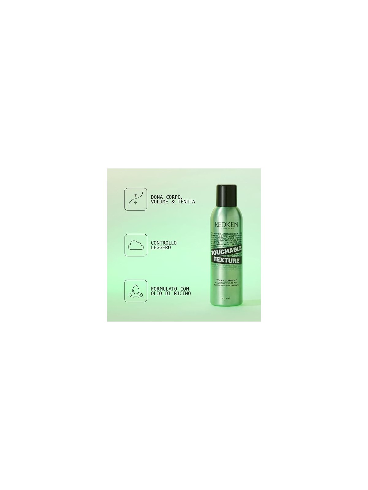 Redken Touchable Texture Mousse 200ml
