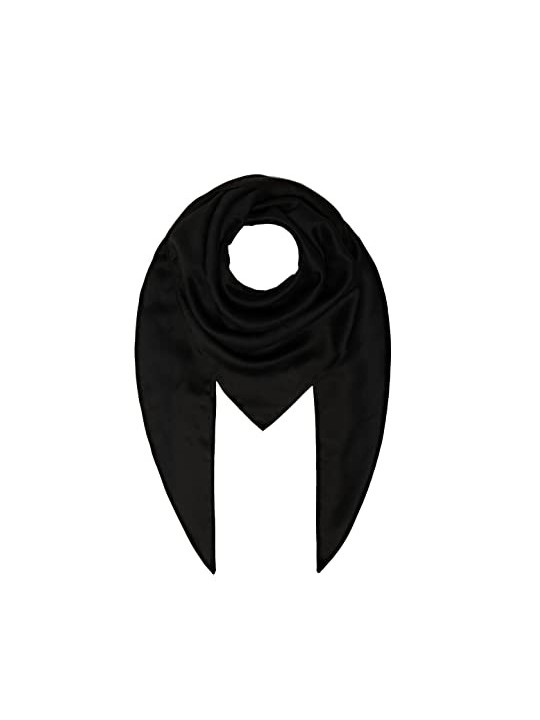 Sciarpa Guess Helaina Kefiah Sciarpa Nero 4G Logo AW8850 POL03 135 x 135 cm donna
