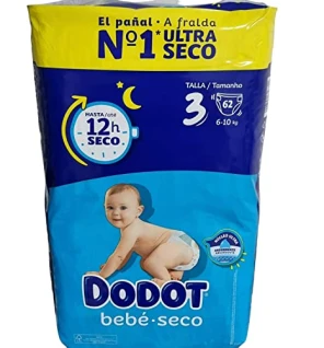 Pannolini Dodot DODOT STAGES taglia 3 6-10 kg 62 pezzi unisex