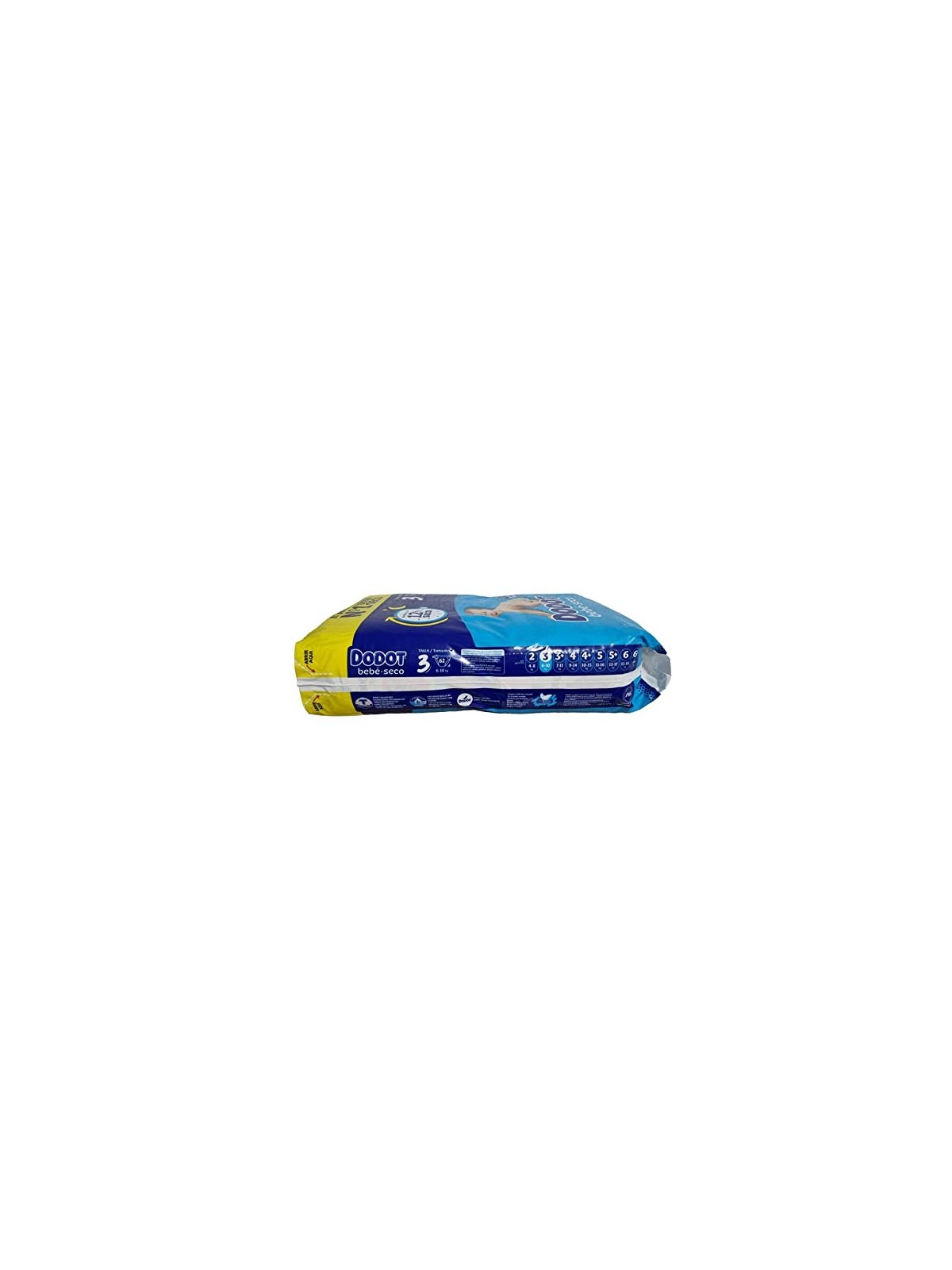 Pannolini Dodot DODOT STAGES taglia 3 6-10 kg 62 pezzi unisex