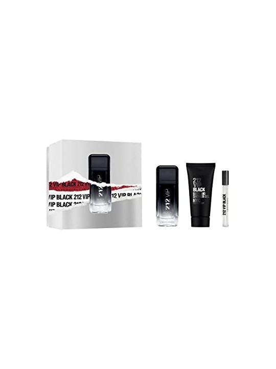 Carolina Herrera 212 Set regalo VIP Men Black eau de parfum 100 ml