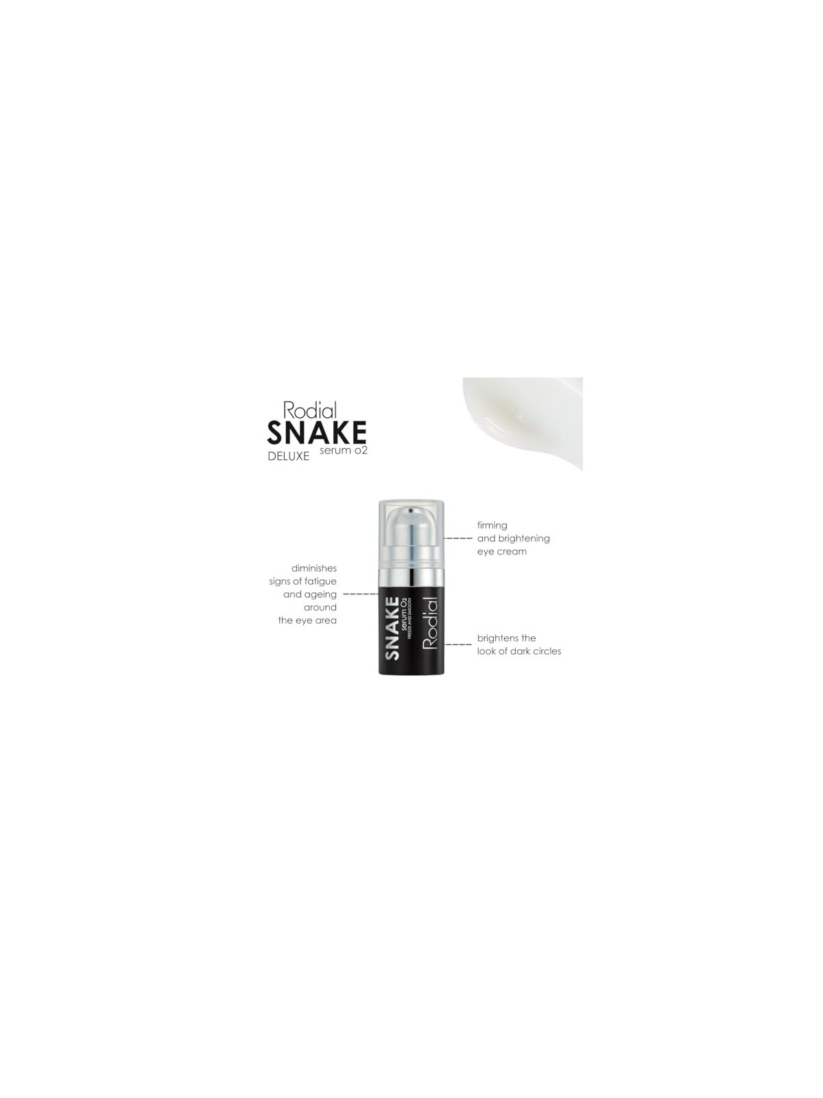 Rodial Freeze And Smooth Snake Serum O2 5ml acquista 