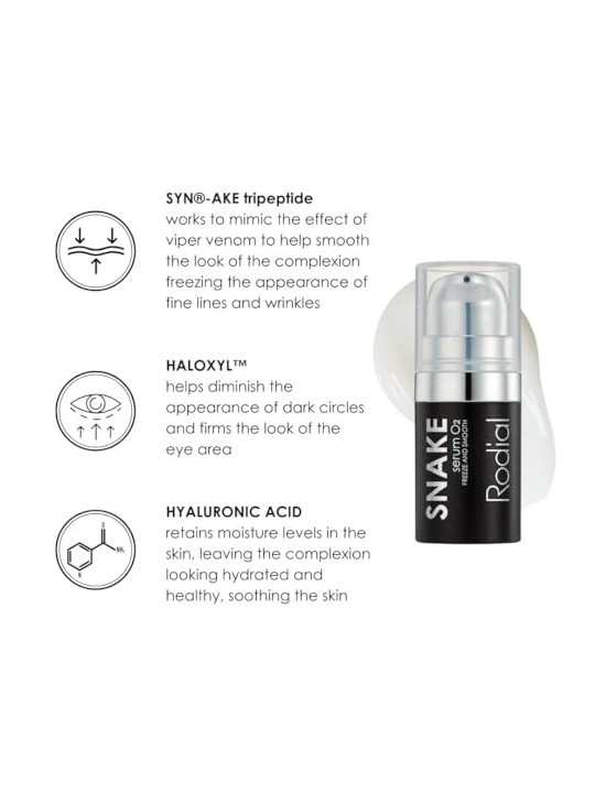 Rodial Freeze And Smooth Snake Serum O2 5ml acquista 
