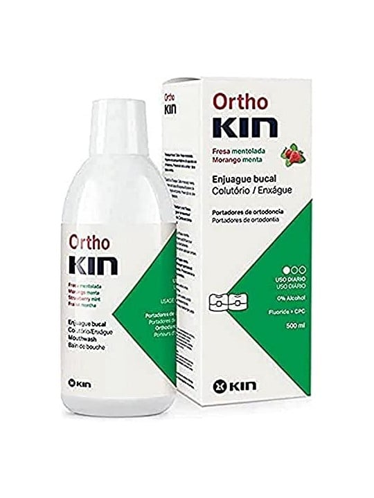 Kin ORTHOKIN collutorio alla fragola mentolata 500ml unisex