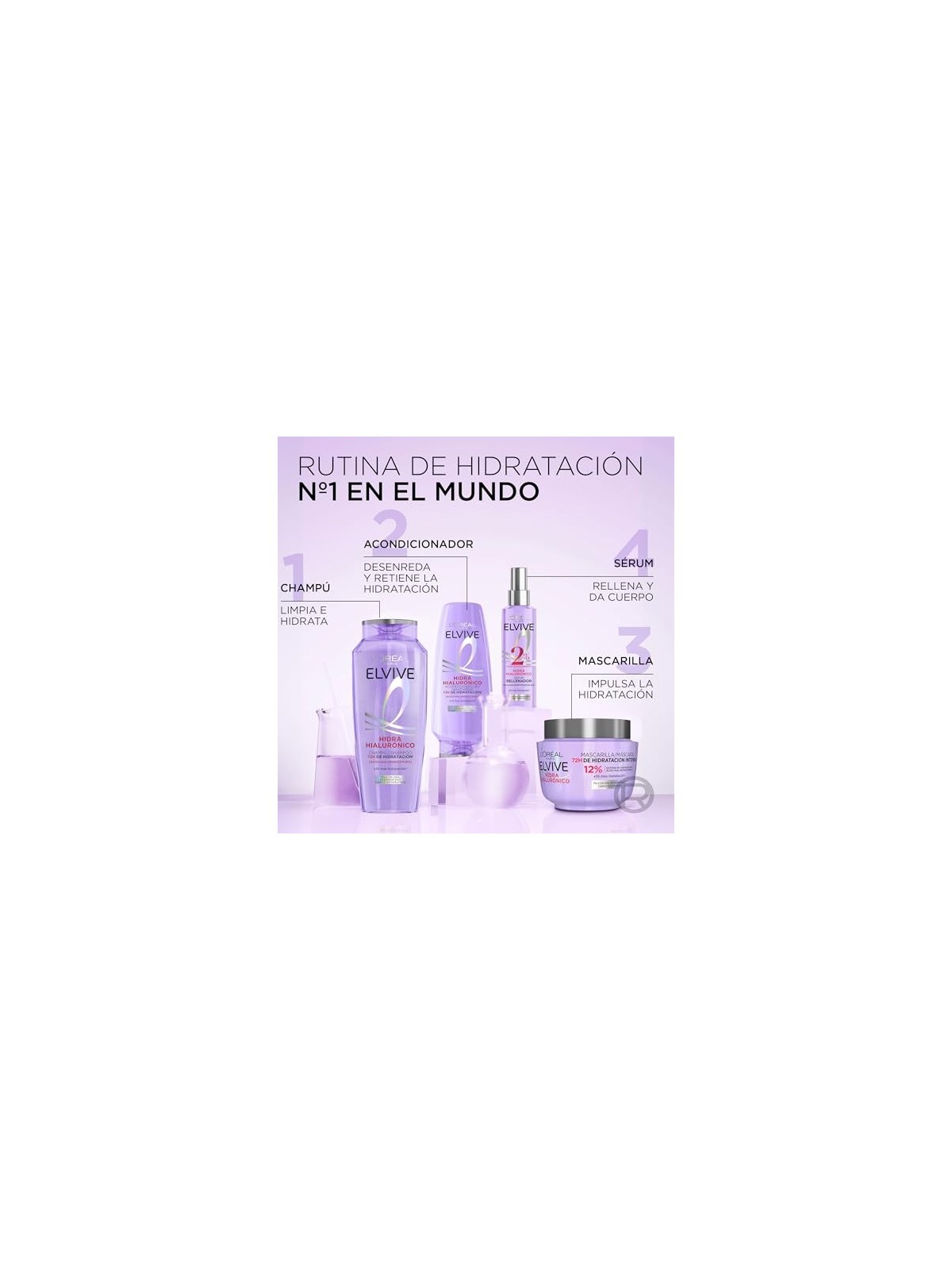 L'Orï¿½ï¿½al Paris ELVIVE HYDRA HYALURONIC acid balm 72h hydration 300ml for women
