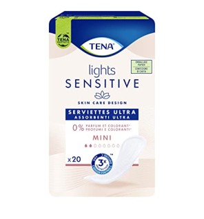 Tena Lady Tena Lights Ultra Mini Sensitive Pads 20 units