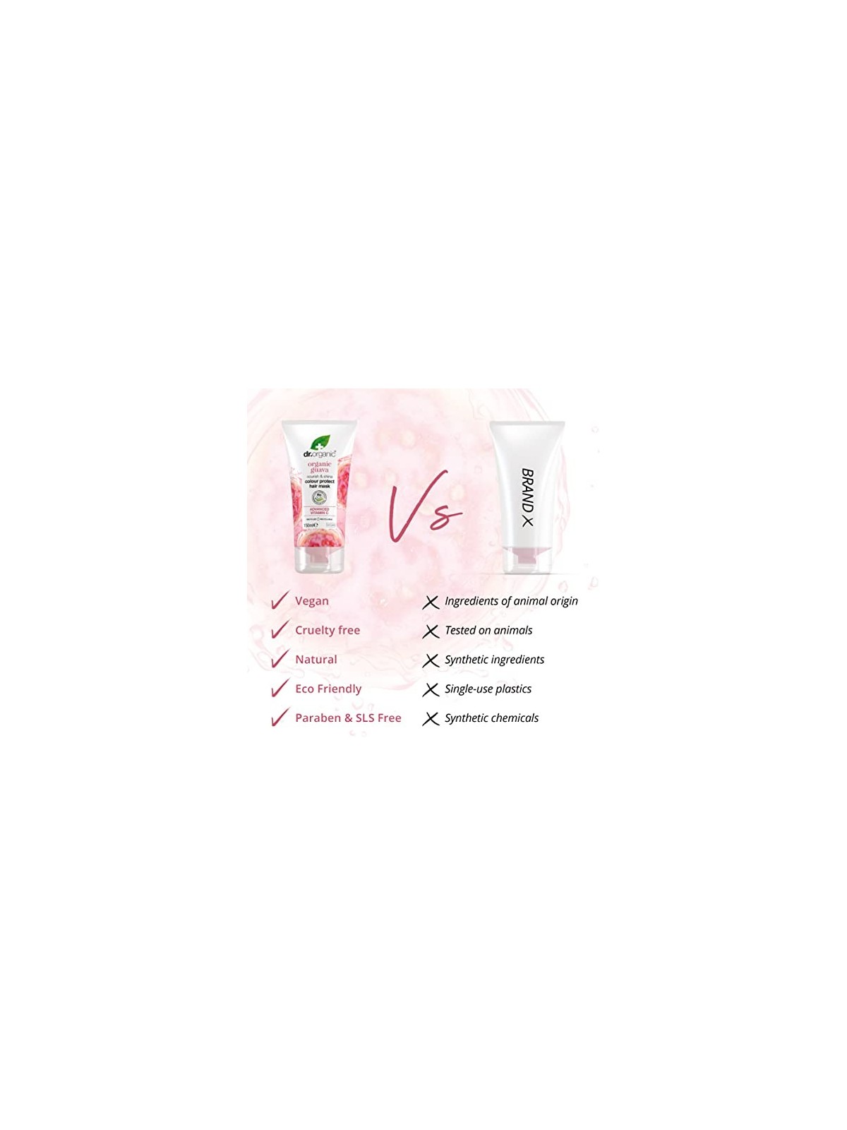 Dr Organic Maschera per Capelli GUABA 150ml donna