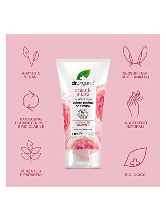 Dr Organic Maschera per Capelli GUABA 150ml donna